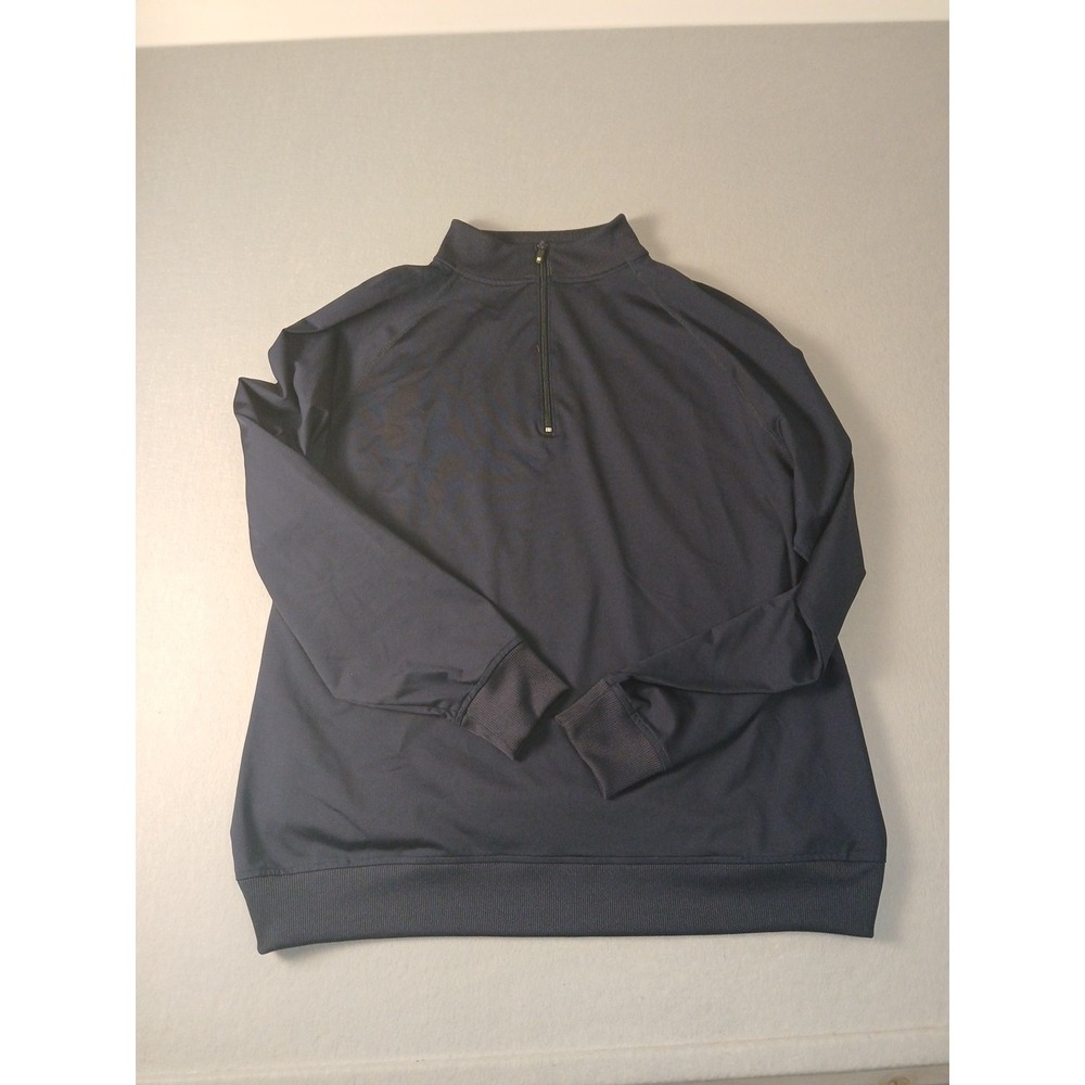 FootJoy 1/4 Zip Pullover Mens XL NAVY Stretch Performance Golf Nylon Stretch